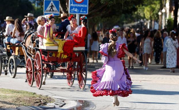 El real se prepara con alegría para la recta final de la Feria de Málaga