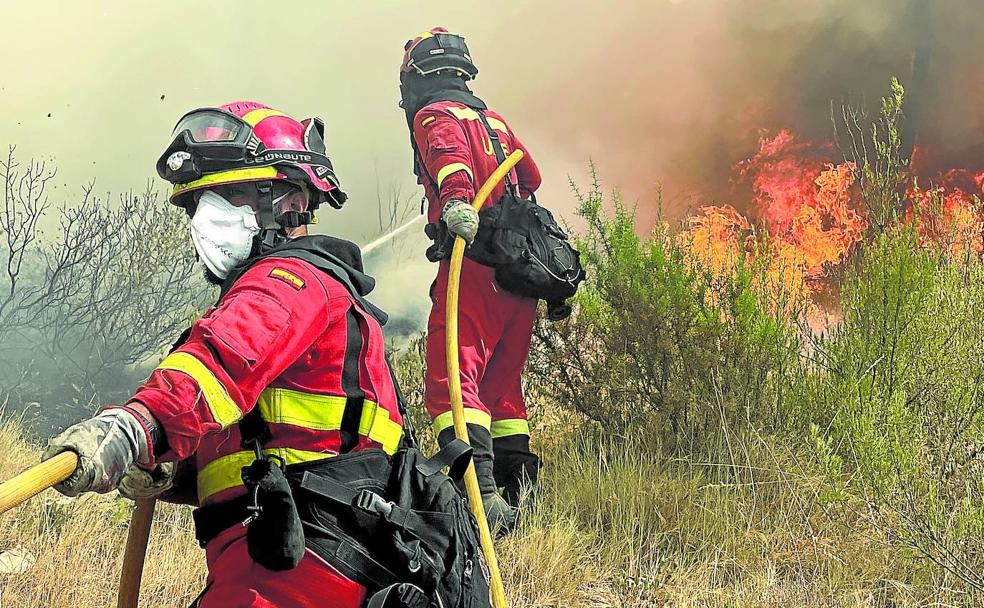 En la primera línea contra el fuego