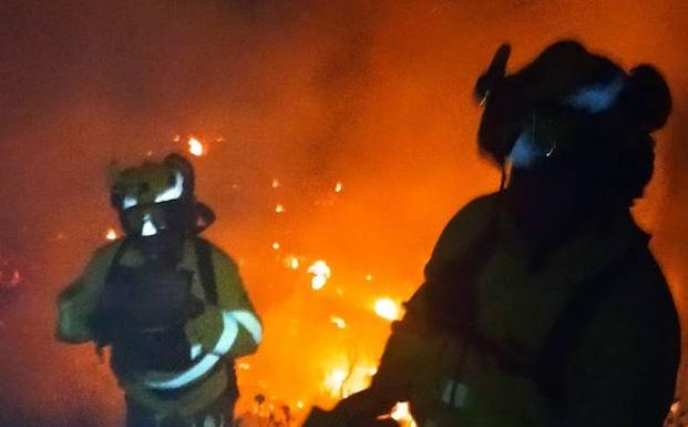 Extinguido el incendio forestal declarado este viernes en Casabermeja