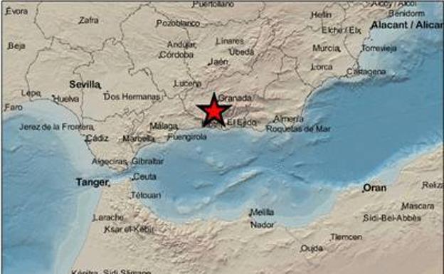 Registrado un terremoto de 2,9 grados con epicentro en la localidad granadina de Padul