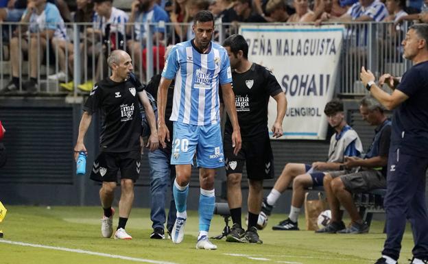 Esteban Burgos sufre una lesión muscular