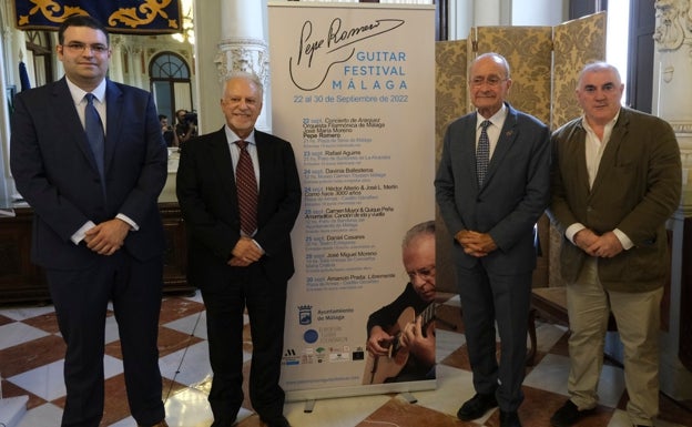 El maestro Pepe Romero regresa a Málaga para impulsar el nuevo festival de guitarra de la capital