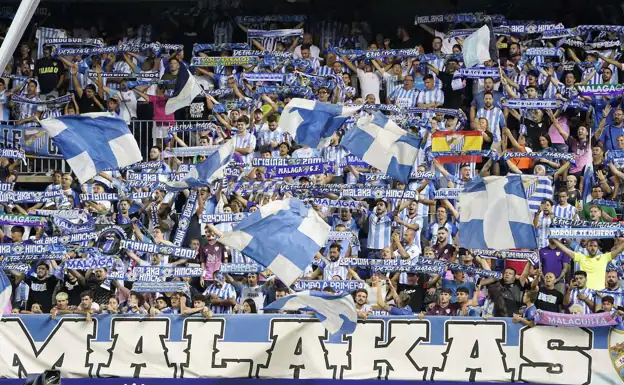 El Málaga, quinto equipo con más abonados en Segunda División