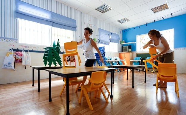Las guarderías retoman la actividad con una cifra de niños entre la más baja de toda la década