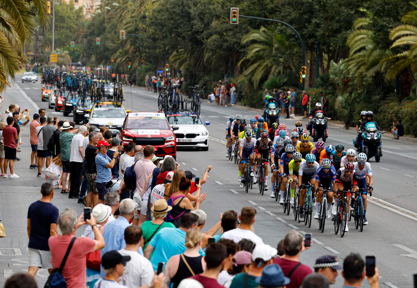 La Vuelta Ciclista a España, a su paso por Málaga