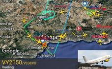 Un avión con destino a Bruselas regresa a Málaga por un posible fallo en una puerta