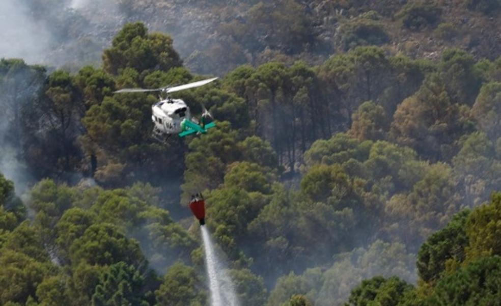 Declarado un incendio forestal en Coín