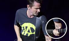 El líder de Muse se tatúa el nombre de 'Picasso' para su concierto en Málaga