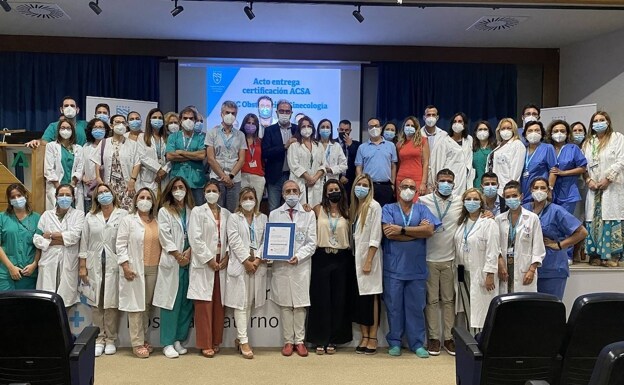 La unidad de ginecología y obstetricia del Materno de Málaga recibe la certificación de la Agencia de Calidad Sanitaria