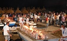 Marbella celebra su noche del fuego y las sardinas