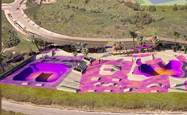 Marbella proyecta un parque de skate de 5.000 metros cuadrados