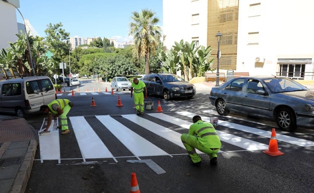 Doce mil euros para la señalización de tráfico en Santa Marta en Marbella