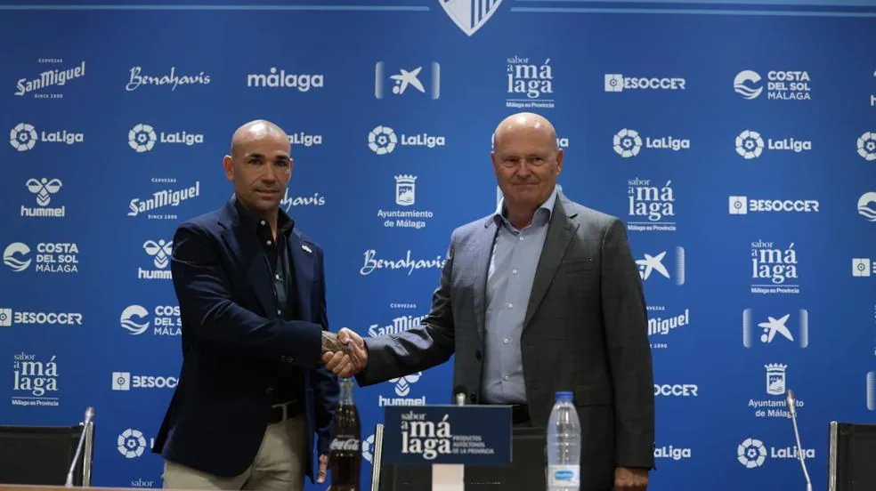 Presentación de Pepe Mel como entrenador del Málaga