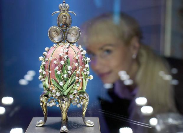 Aparecen cuatro huevos de Fabergé en el registro de las propiedades de un oligarca ruso