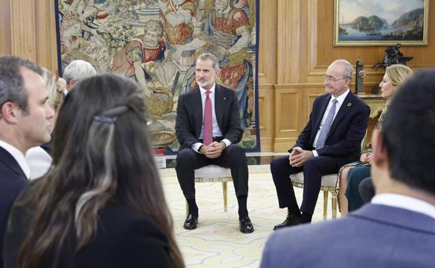 Felipe VI sobre la Expo 2027: «Málaga afronta un gran reto y toda España con ella»