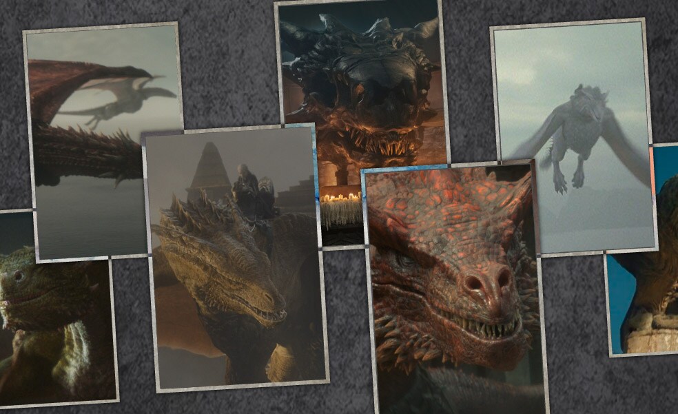 Así son todos los dragones que aparecen en 'La Casa del Dragón'