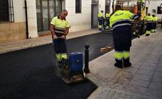 Finalizan las obras de mejora del saneamiento en la calle Calvo Asensio, en Ronda