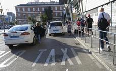 El paro de los taxistas, sin incidencias en Málaga