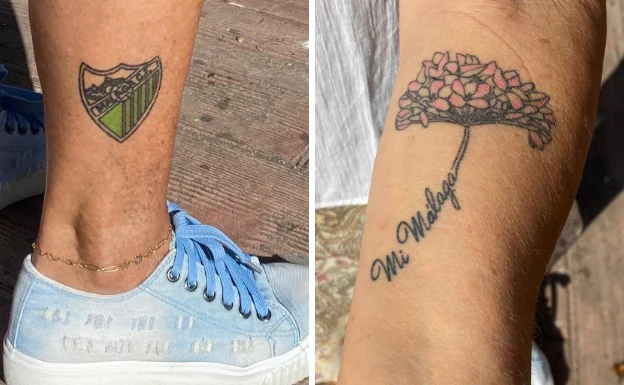 Dos tatuajes de Málaga que lo petan