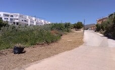 Mejoran un tramo de la calle Alborán en Rincón de la Victoria