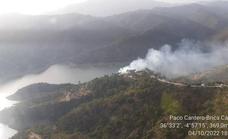 Extinguido el incendio forestal de Istán junto al embalse de La Concepción