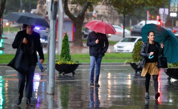 Alerta de Protección Civil por las fuertes lluvias previstas para este viernes