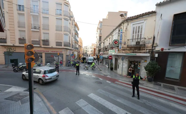 Jornada de confusión por los desvíos de tráfico por las obras en el Centro de Málaga