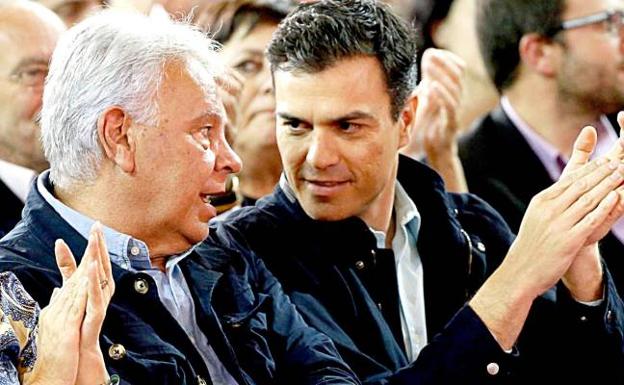 Felipe González y Pedro Sánchez celebrarán con un mítin en Sevilla la victoria socialista de 1982