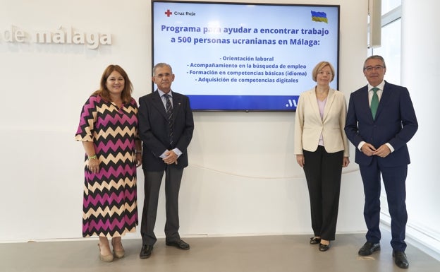 La Diputación de Málaga y Cruz Roja se unen para facilitar la inserción laboral de 500 ucranianos desplazados