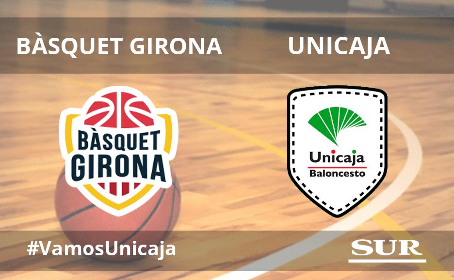 El Unicaja logra su primera victoria a domicilio esta temporada ante el Básquet Girona (59-73)