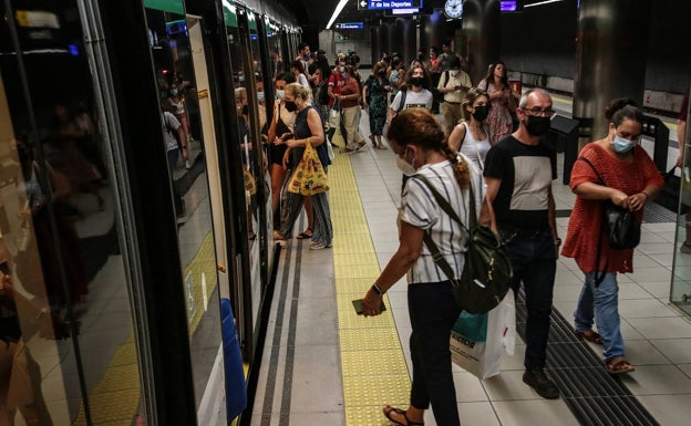 El metro de Málaga supera por primera vez el número de viajeros de antes del Covid