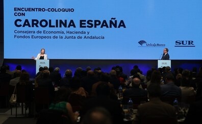 Carolina España: «Habrá buenas noticias en el presupuesto andaluz para el Plan Málaga Litoral»
