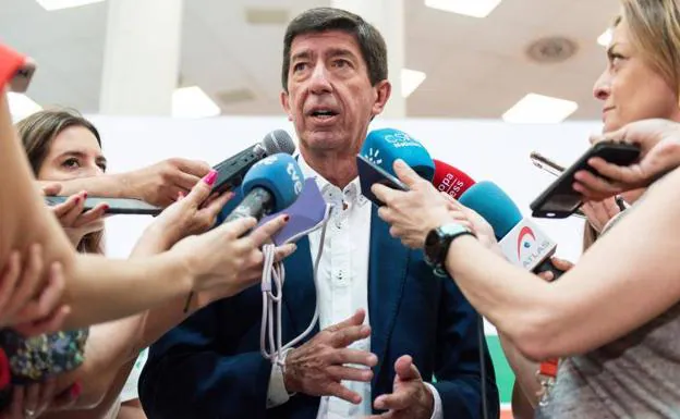 Juan Marín solicita su baja de Cs tras aceptar la presidencia del Consejo Económico y Social de Andalucía