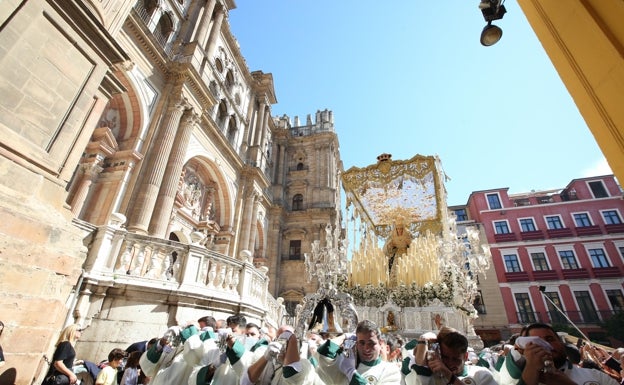 La procesión extraordinaria de la Virgen del Amparo centra los actos del fin de semana en Málaga