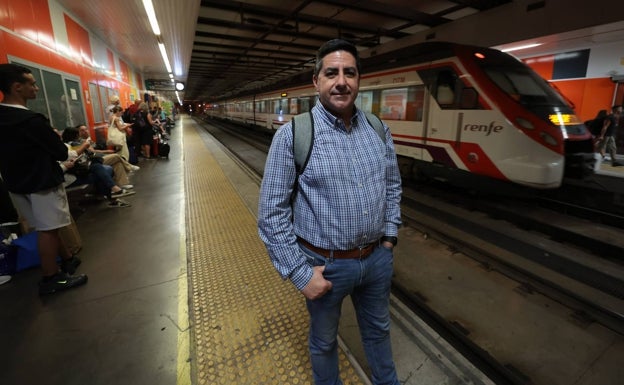 Paco Moya, el azote de Renfe en Málaga