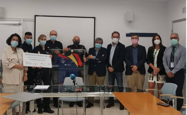 El Ibima recibe 13.000 euros para la investigación biomédica recaudados en un torneo de fútbol 7