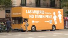 Un autobús de Hazte Oír circula por Madrid contra la ley trans