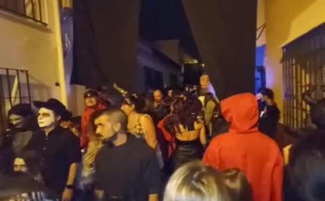 Así es la terrorífica noche de Halloween en Churriana