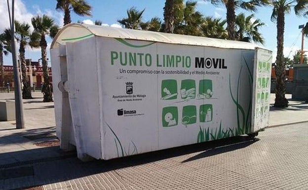 Málaga lo pondrá más fácil para tirar pequeños electrodomésticos, pinturas o cartuchos de tinta