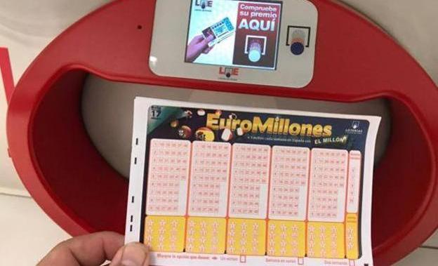 El Millón del sorteo de EuroMillones de este martes se queda en Málaga