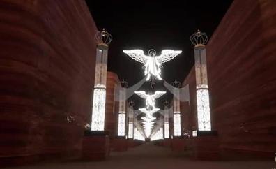Así será la decoración de Navidad de Málaga: unos ángeles celestiales decorarán la calle Larios
