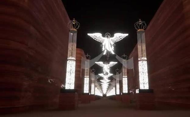 Un espectáculo con drones, la gran novedad de la Navidad en Málaga