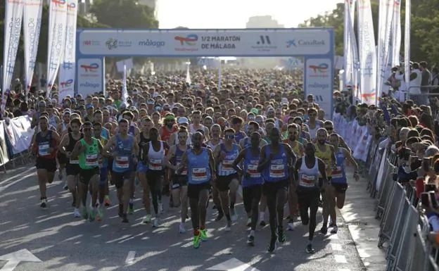 Una media maratón en Málaga con récord asegurado