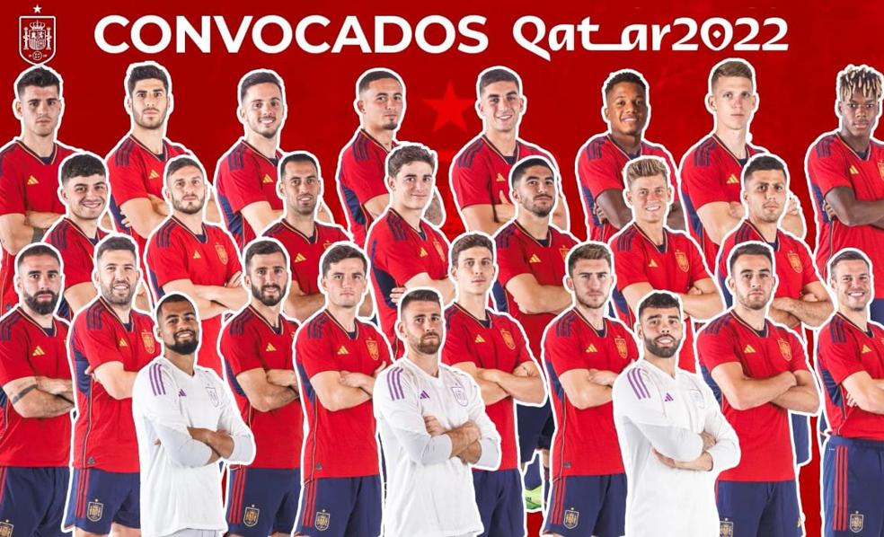 La lista de Luis Enrique para representar a España en el Mundial de Qatar