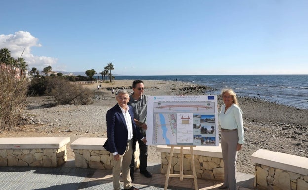 Proyectan una pasarela peatonal sobre la desembocadura del río Guadaiza en San Pedro Alcántara