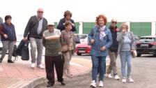 Un grupo de pensionistas se rebela ante la comida que recibe en un hotel de Roquetas de Mar
