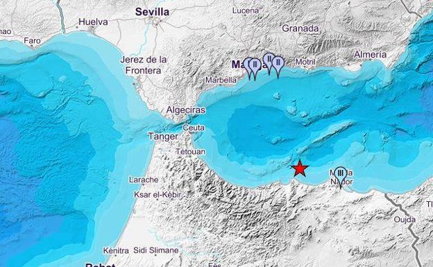 Un terremoto de magnitud 4,1 se deja sentir este sábado en Málaga