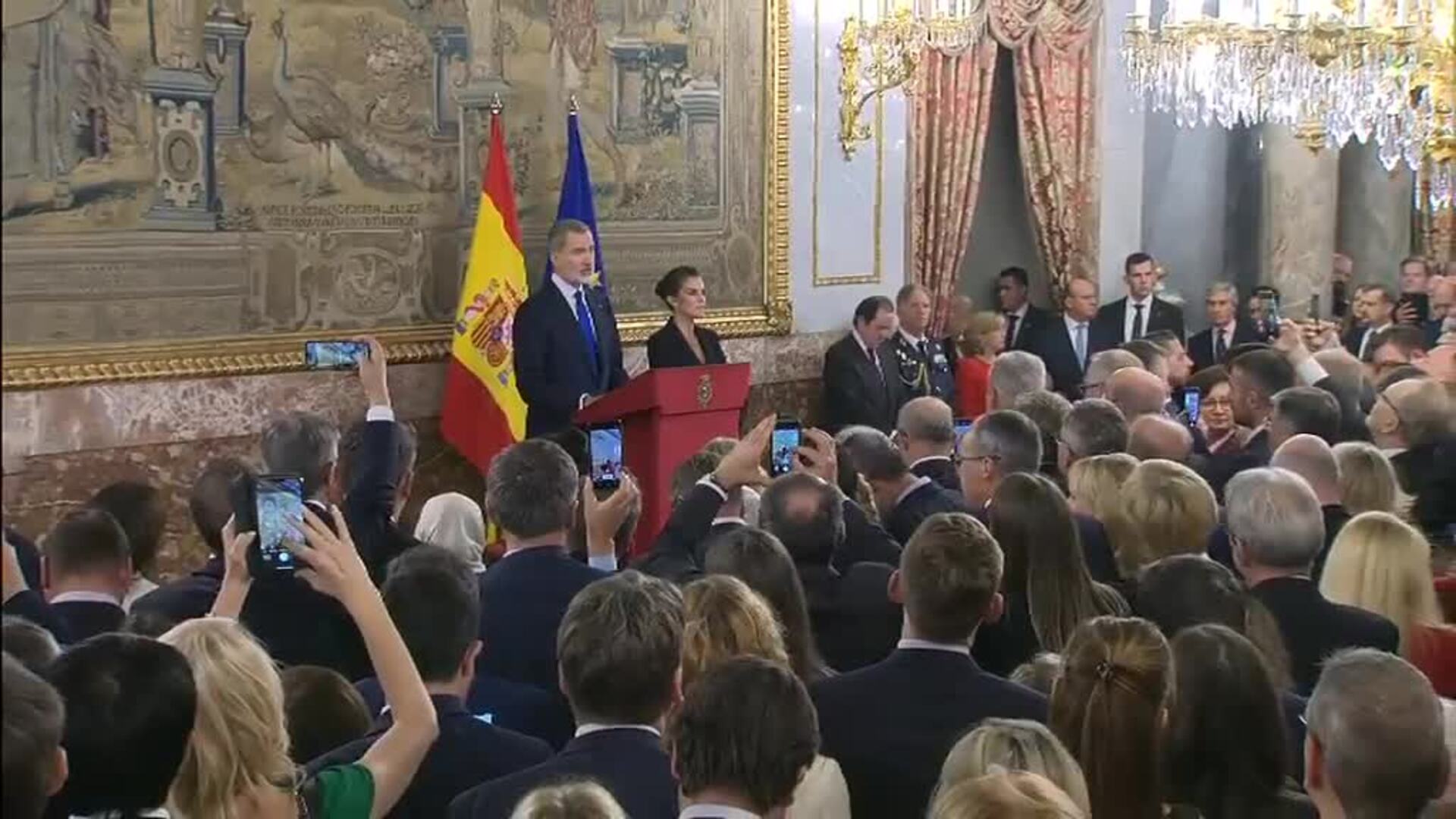 Los reyes reciben en Madrid a los participantes en la 68ª Asamblea Parlamentaria de la OTAN