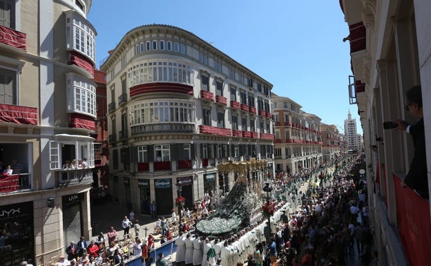 Las sillas para ver la Semana Santa de Málaga 2023 suben un 7,3%
