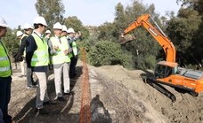 Comienza la construcción de un sendero fluvial de 12 km en Coín, la segunda actuación del Corredor Verde del Guadalhorce